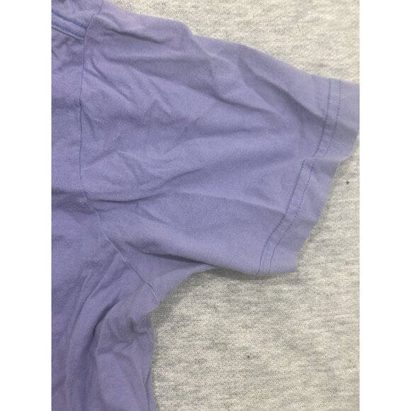 Mascara De Latex T-Shirt Men's Size Medium Joker Print Graphic Pullover Purple - Picture 3 of 7